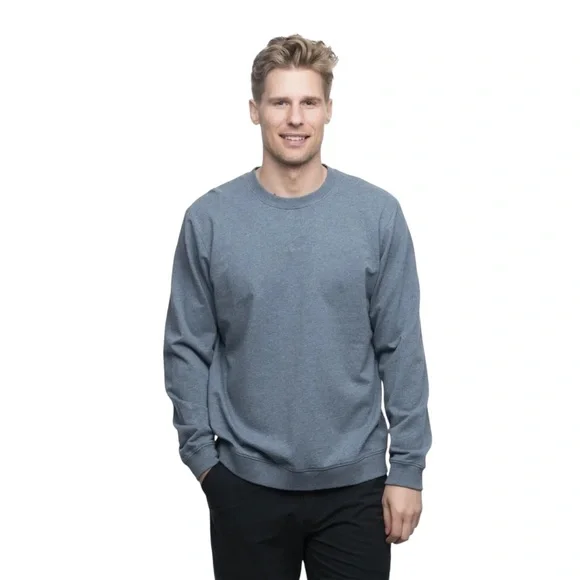 Bergans of Norway Blue/Grey Unisex Organic Cotton Olso Urban Sweatshirt (M) - Picture 4 of 16